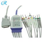 10 Lead EKG Cable Banana 4.0 IEC 3.6M Medical Materials Accessories DB-15
