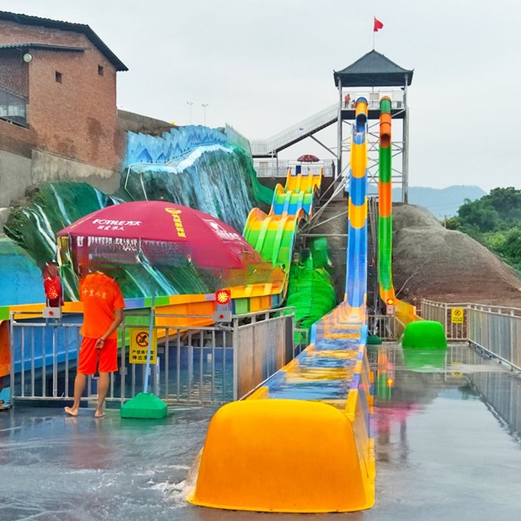 Fiberglass Tube Slide Water Park Playground Slide for Adults