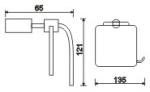 Stainless Steel Toilet Paper Holder Sus404 Wall Kitchen Roll Holder