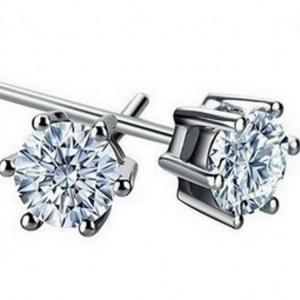 Quality Women's Round Cut Cubic Zircon Stud Earrings(EESTUD03) wholesale