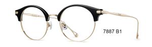 Quality Fashionable Half Round Eye Frames , Plastic Ultralight Glasses Frames wholesale