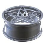 VIA Monoblock Forged Wheels Matt Silver PCD 112x5 19 Inch