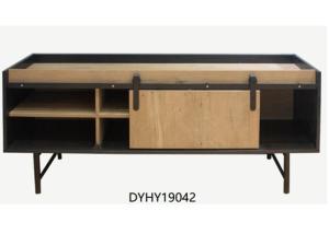 Quality 140cm Width 40cm Depth Brown And Black Modern TV Stand wholesale