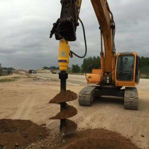 Quality APIE Mini Excavator Earth Auger Construction Machinery Attachments Parts wholesale