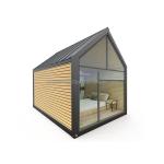 Outdoor Hotel or Living Aluminum Alloy Windows Triangular Roof Prefabricated