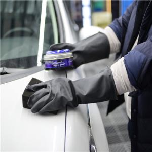Quality Tear Resistant Heavy Duty Long Rubber Gloves , Rubber Safety Gloves wholesale