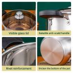 High Quality Home Kitchen Cooker Pasta Pot Stainless Steel Soup Stock Pot