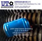 Hazardous Waste Shredder/ waste oil paint barrel shredder/Industrail Waste