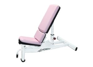 Quality Lady Gym Fitness Equipment Pink Cushion Multi - Adjustable Bench wholesale