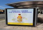 P3.91 Outdoor Full Color Led Display Bus Stop Innovative Light Box Lamp Post