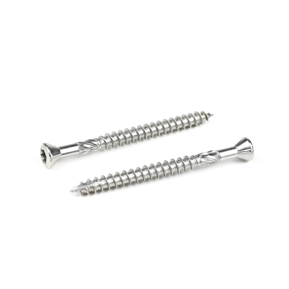 Stainless Steel Torx Trim Head Deck Screws for Wood Structure INCH Measurement System