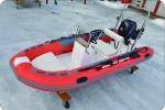 1.2mm South Korea PVC FRP Rescue Inflatable RIB Boats For Fishing Swimming 3