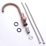 Steel 304/316 Material Kitchen Sink Tap Deck Mounted Mixer Single Handle 2ways
