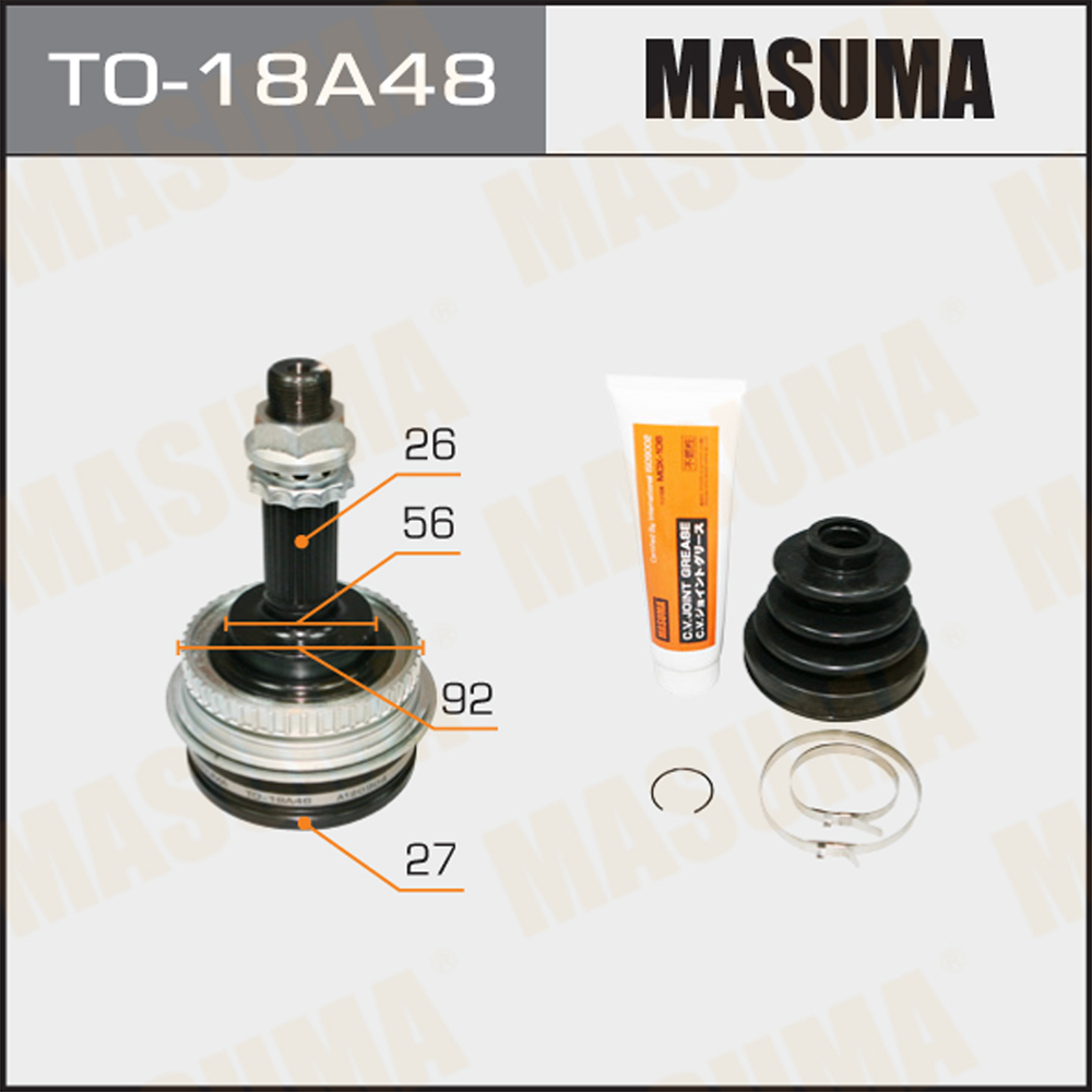 TOYOTA CAMRY CV Joints BJ3P B3-ME 43460-29185 43460-29187 43460-29188 for Drive Shaft