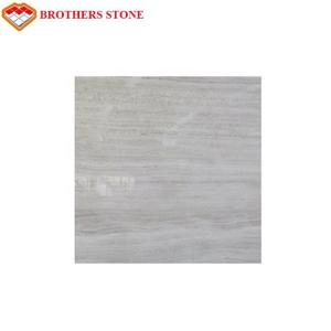 Quality Natural White Wood Vein Marble Modern Style With 15-30mm Thickness wholesale