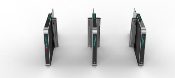 Subway Airport Fastlane slim speed gate With facial recognition