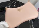 Pink Single Shoulder 25.5x15.5x4cm Underarm Chain Bag Big Capicity For Women