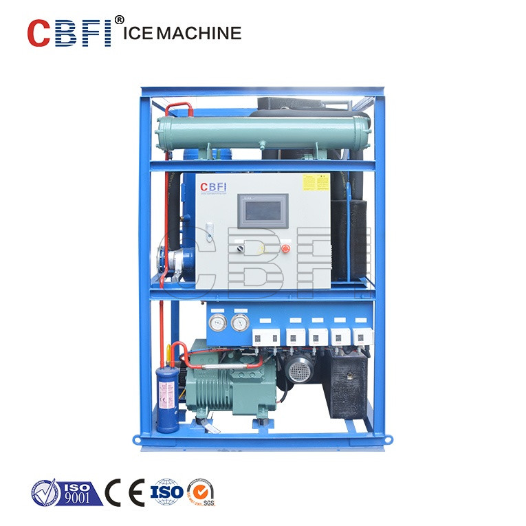 Coffee Shop And Bar Commercial Ice Maker / Tube Ice Machine