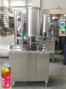 Quality Small Beverage Can Filling Machine , Can Filler And Seamer Juice Packing Machine wholesale