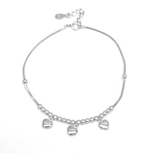 Quality Luxury Silver Cubic Zirconia Bracelet , Unique Silver Chain Bracelet wholesale