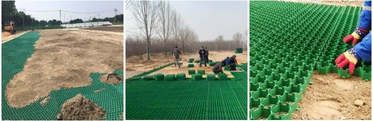 Heavy Duty Horse Paddock HDPE Plastic Grass Grid Pavers ODM
