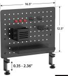 Flexible Metal Pegboard Desk Accessories for Office Gaming Home Magnetic Privacy