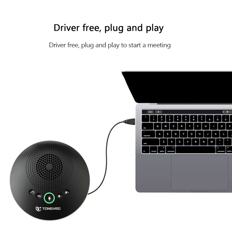 Tevo-A2000g Conference Equipment 2.4G Wireless Conference Speakerphone for Small to Medium Meeting Room