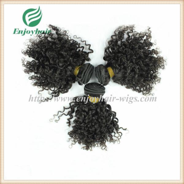 Indian virgin hair weave natural color(can be dye) curly hair 10''-26'' hair