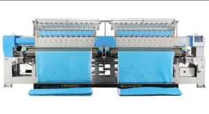 Quality Straight Line Automatic Embroidery Sewing Machine 22 Heads For Quilting 1.6m Blankets wholesale