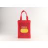 Buy cheap Red Color 80 Gsm Non Woven Tote Bag , Recyclable Large Reusable Shopping Bags from wholesalers
