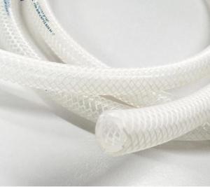 Quality Clear 1/8 Id OD9mm 50m/Roll Food Safe Silicone Tubing Flexible Braided Hose wholesale