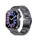 MK68 AMOLED Full Screen Men Smart Watch With BT Call Health Management 360mAh