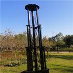 Ground Penetrating 70ft 10 Sections Winch Up Tower