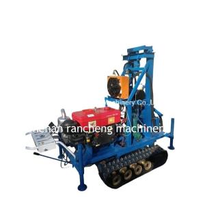 Quality Compact Crawler 150m Deep Water Well Drilling Rig Machine wholesale