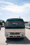 Alighting Tourist Commercial Utility Inter City Buses Vehicles Front Diesel