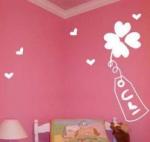 Artificial Carving Classic Big Flower Wall Sticker F101