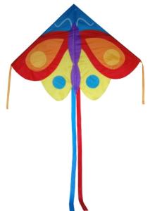Quality Butterfly Parttern Fiberglass Frame Delta Wing Kite 130*180cm wholesale