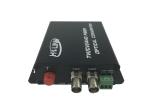 AHD cctv camera video converter , 19 inch 2U Rack design audio over Fiber