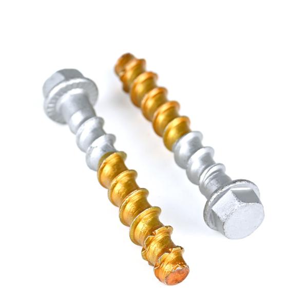 Hex Head SUS316 Bi-Metal HD Concrete Screw Anchor 3/8 X 4 for Heavy-Duty