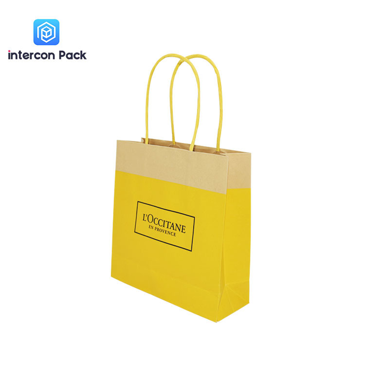 Extra Large Kraft Paper Shopping Bags Matt Lamination CMYK Pantone Color