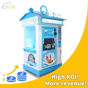Quality Shopping Mall Ice Cream Vending Machine Commercial L126*W100*H266cm Size wholesale
