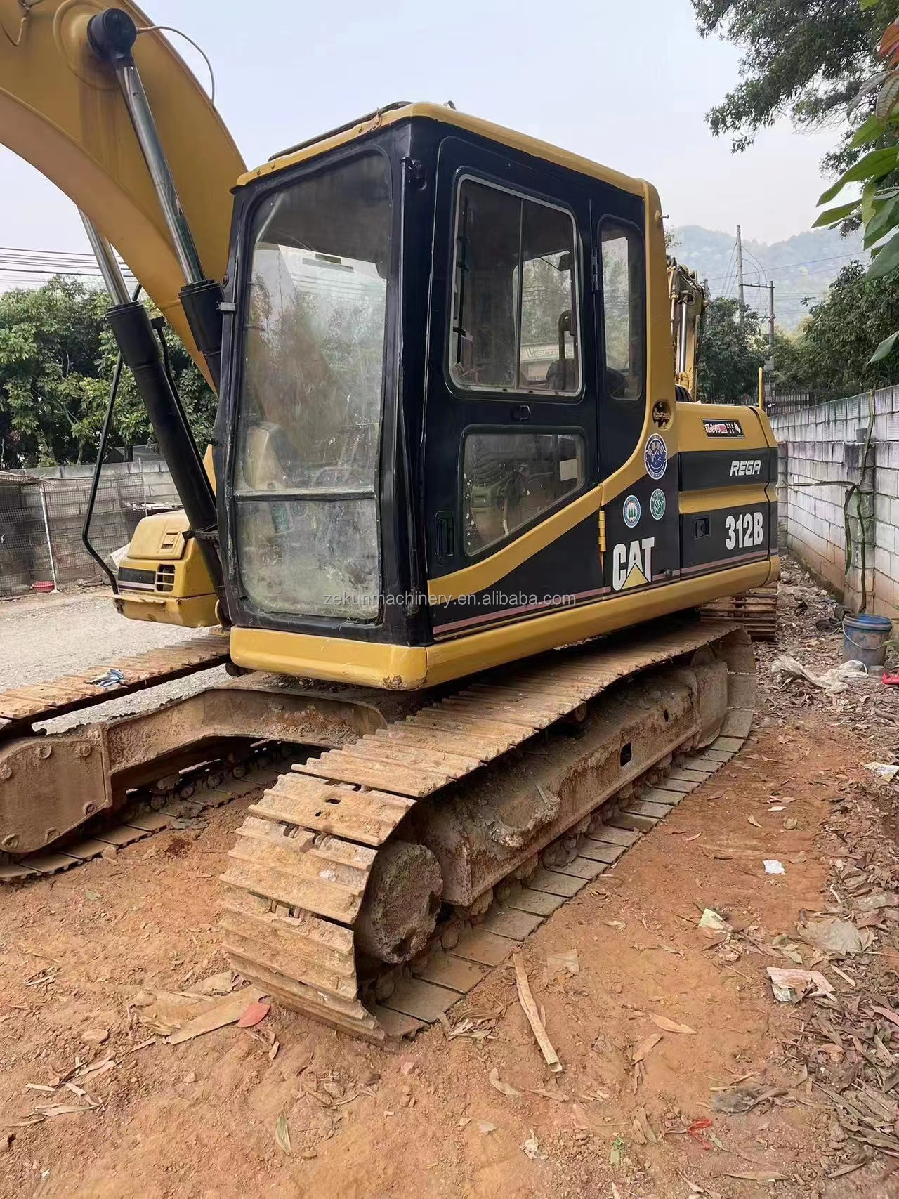 Japan Construction Equipment 12 Ton Used CAT 312 Excavator Caterpillar 312B