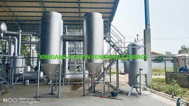 10T Waste Oil Distillation Machine , Oil To Diesel Waste Engine Oil Filtration Machine