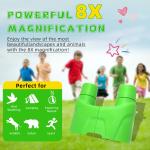 8x21 Toy Jungle Compass Binoculars For Kids Bird Watching Travelling Hiking