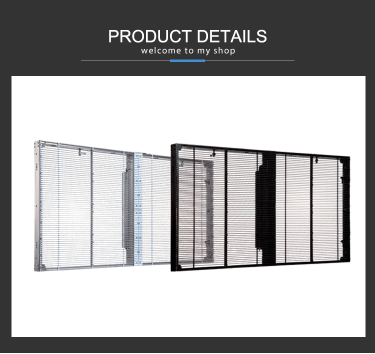 LED Transparent Video Wall P6 SMD Indoor/Outdoor Display with CE ROHS FCC Certificate