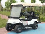 White Color 70km-110km Electric 4 Seater Golf Cart 27mph-35mph Custom