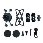 360 Degree Motorcycle Gps Mounting Brackets , OEM Iphone X Motorcycle Mount