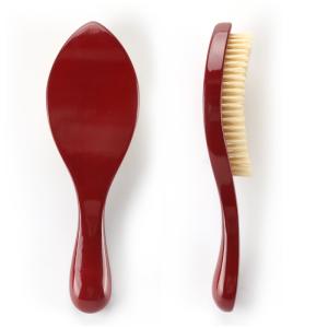 Quality PU Glossy Custom Medium Hard Curved Bristle Hair Brush Durable wholesale