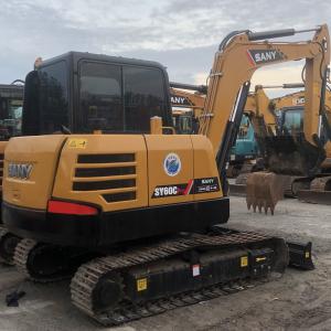 Quality Sany SY60C Pro Used Mini Excavator 6 Ton Sany Sy75 Sy95 Used Excavators wholesale
