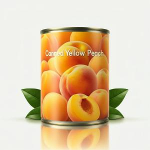 Quality Shelf Stable Canned Yellow Fruits Peaches With Private Label wholesale
